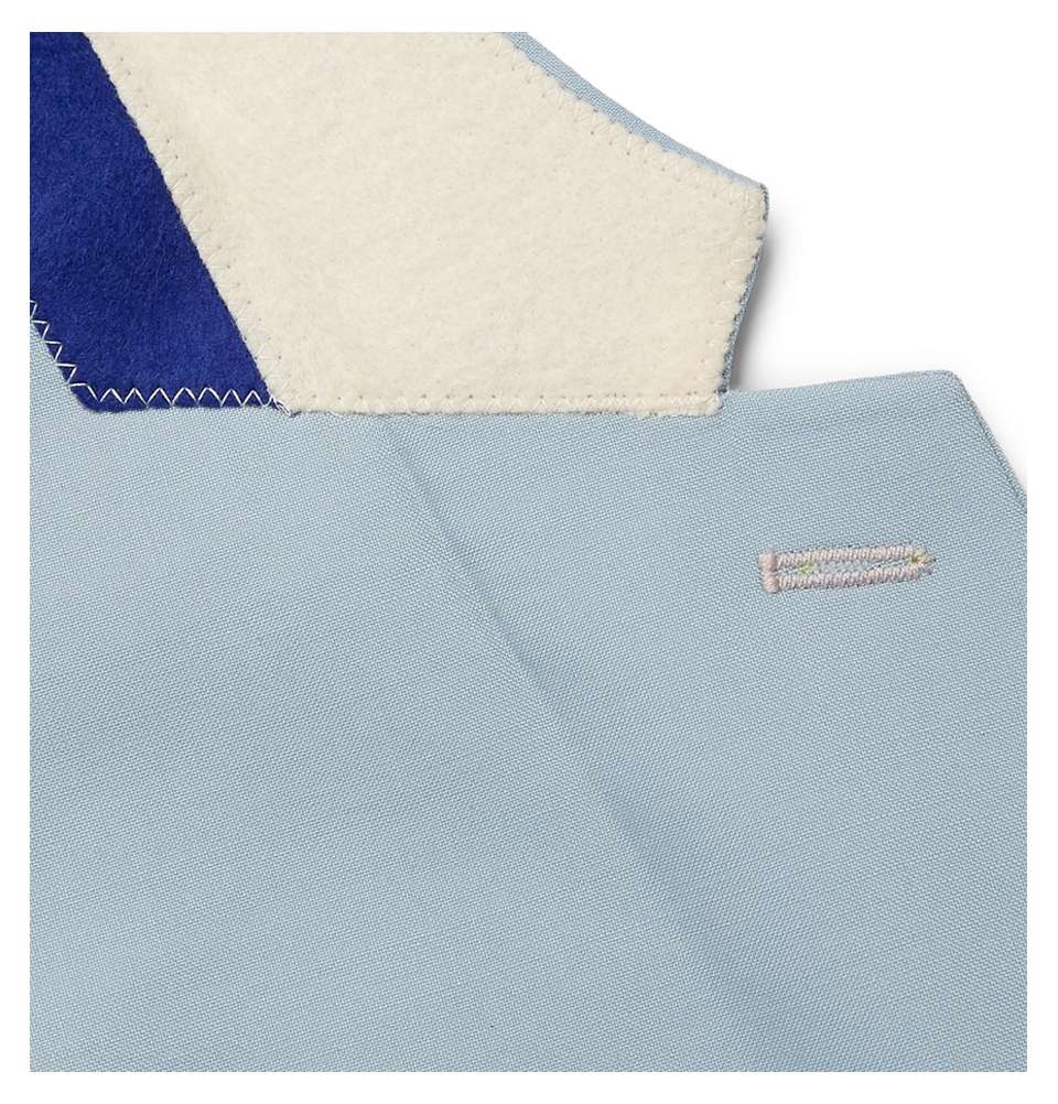 Light-Blue Soho Slim-Fit Wool and Mohair-Blend Jacket