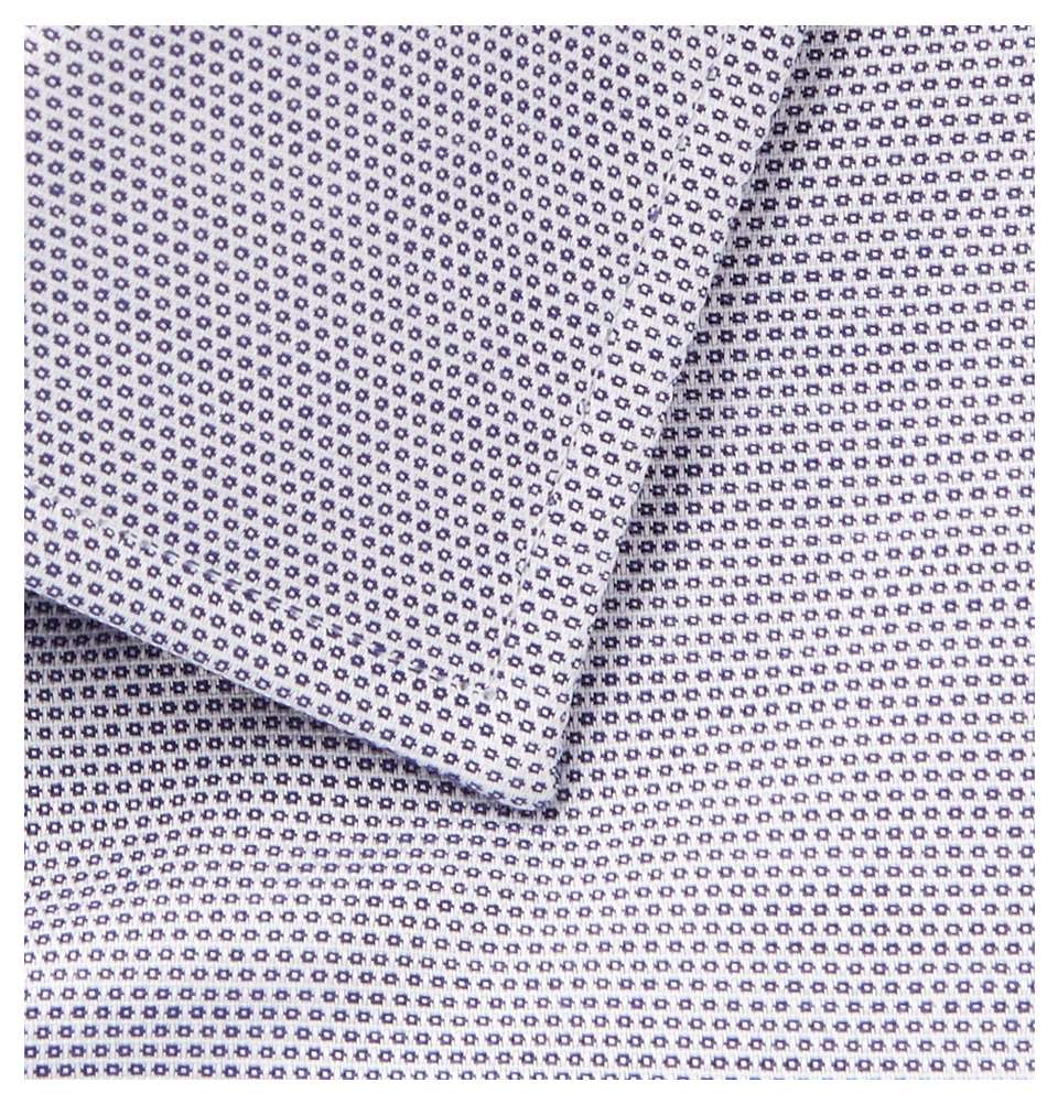Navy Jesse Slim-Fit Polka-Dot Cotton-Poplin Shirt