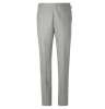 Light-Grey Slim-Fit MÃ©lange Wool-Flannel Trousers
