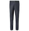 Navy Slim-Fit Prince of Wales Checked Wool Trousers