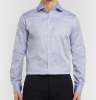 Light-Blue Slim-Fit Cotton Shirt
